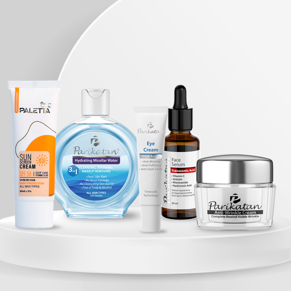 پکیج روتین جوانساز و رفع لک پریکاتن