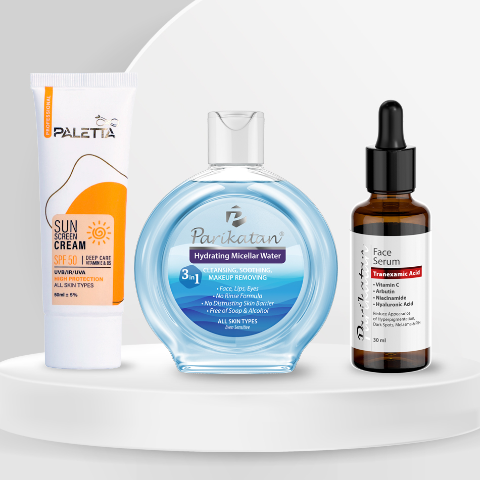 پکیج روتین رفع لک و روشن کننده پریکاتن